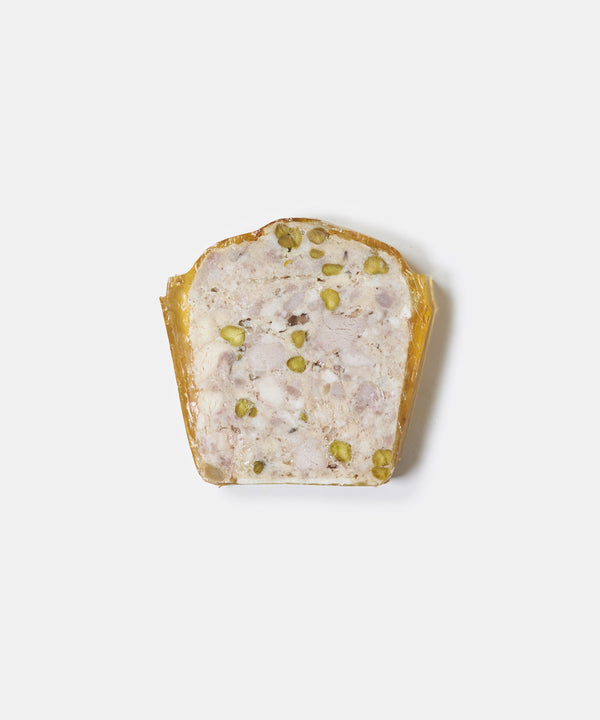 Terrine de poulet et pistaches - Maison Verot, charcuterie, livraison