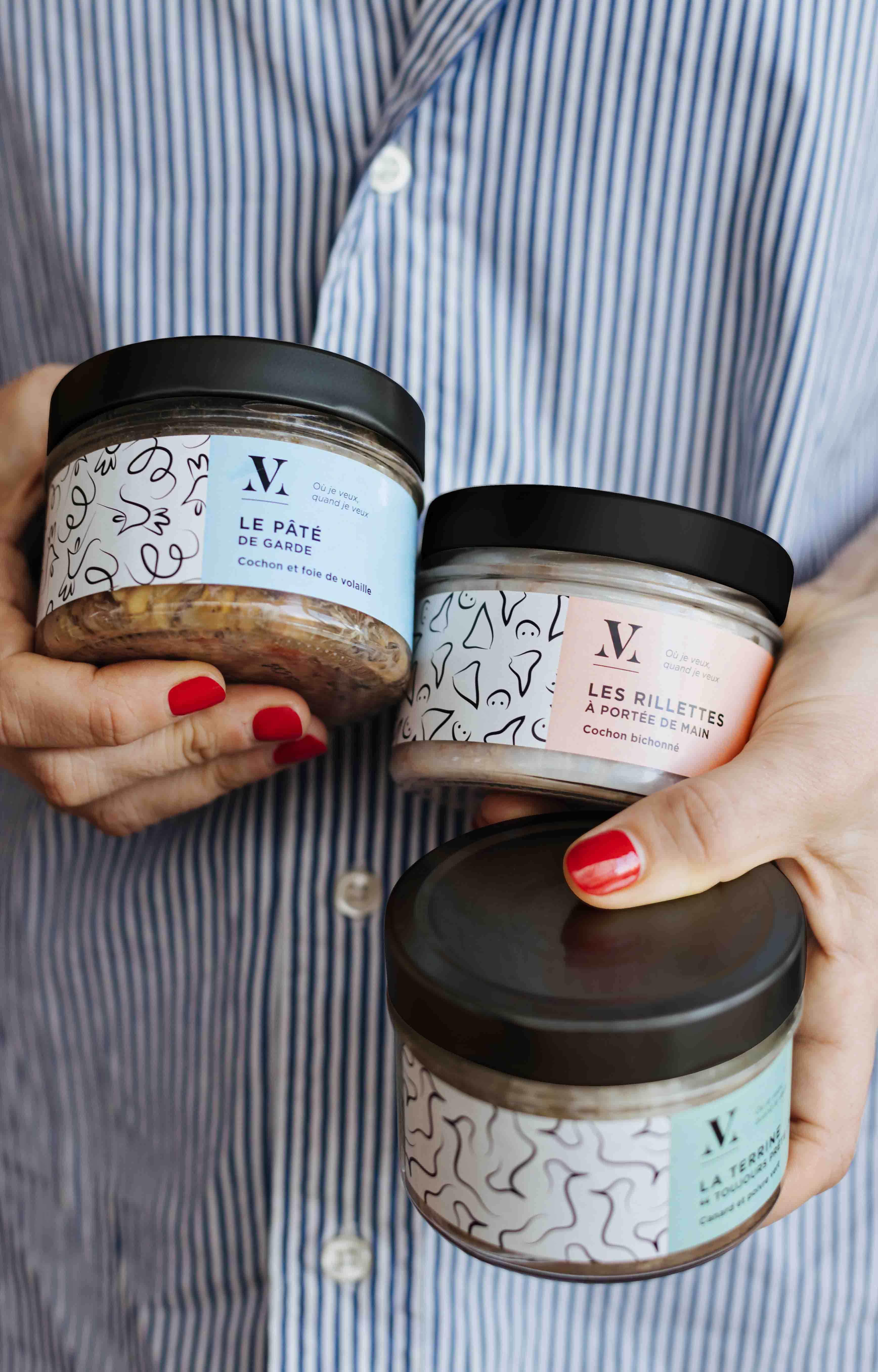 Rillettes à portée de main - Maison Verot, charcuterie, livraison