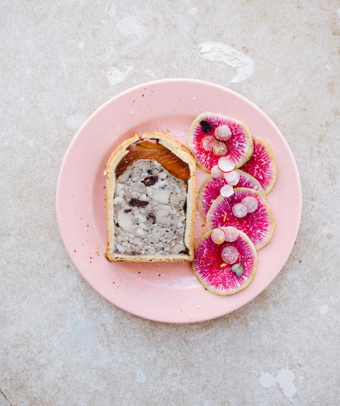 Pâté en croûte aux olives de Kalamata Kalios - Maison Verot, charcuterie, livraison